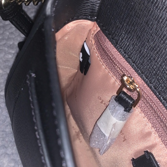 Kate Spade Phoebe Leather Flap Black Shoulder Crossbody Bag (Tag inside) BNWT - Picture 5 of 9